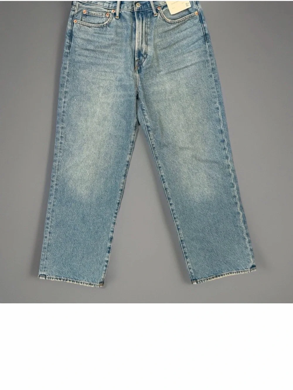 Abercrombie & Fitch Men's Authentic Rigid Denim Baggy Jeans NWT 32x30